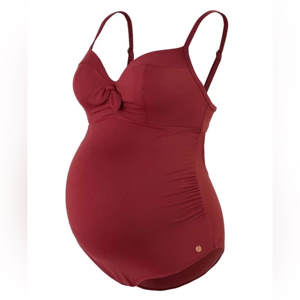 Cache Coeur Underwired Maternity Swimsuit Monaco Terracotta 34G/H - Picture 2 of 8